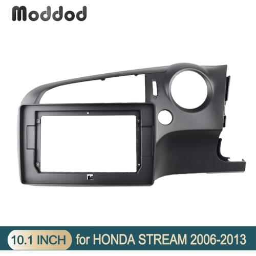 10.1 INCH Stereo GPS DVD Player Panel for HONDA STREAM 2006-2013 RHD Dashboard Install Surround Trim Kit Radio Fascia Frame