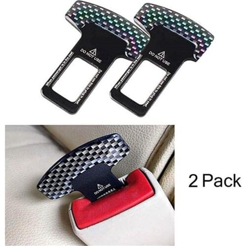2PCS Car Safety Belt Clip Car Seat Belt Buckle Vehicle-mounted Bottle Openers Car Accessories Safety Belt Buckles