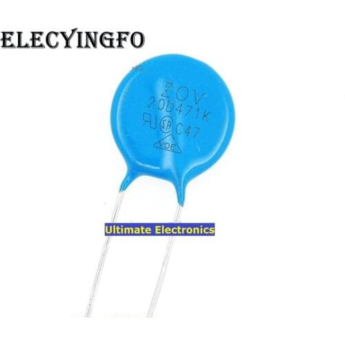 20pcs Varistors 20D471K 470V Metal voltage dependent resistor