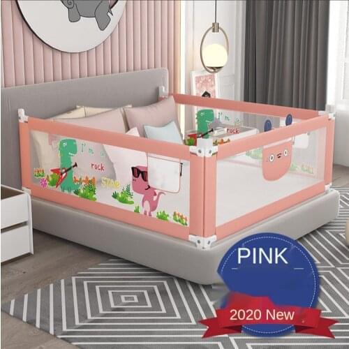 Baby Bed Fence Bed Rail 1.2-2.2m Child Care Barrier for Beds Crib Rails Security Fencing Children Guardrail Kids Playpen