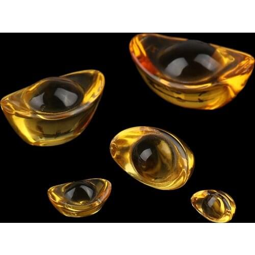 5Pcs Yuanbao Feng Shui Decoration Yuan Bao Ingot Lucky Home Blessing Decoration Ornament