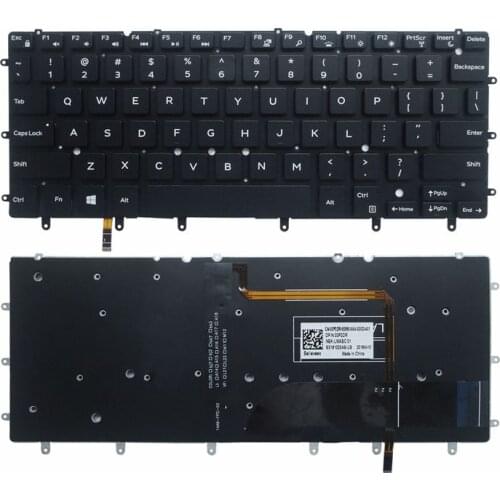 US backlit laptop keyboard for DELL Inspiron XPS 13 7000 7347 7348 7352 7353 7359 15 7547 7548 9343 9350 9360 N7548 black