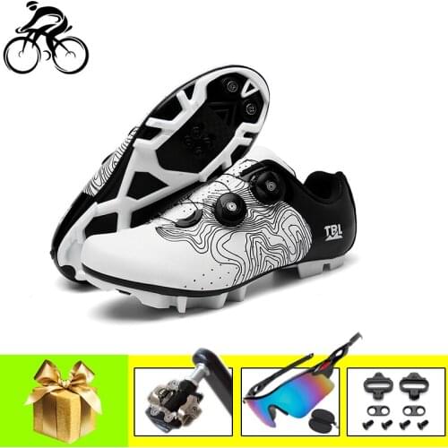 Mtb Cycling Shoes Men Self-locking Breathable Riding Bicycle Sneakers Sapatilha Ciclismo SPD Pedals Outdoor Superstar Mtb Shoes
