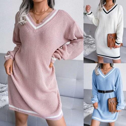 Модные трикотажные платья LIDOU China At AliExpress