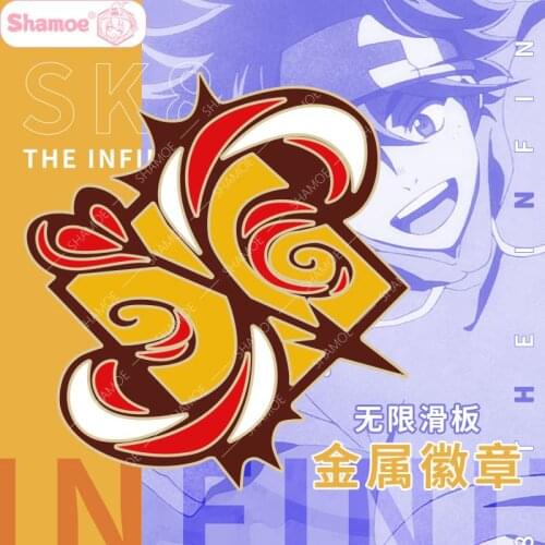 Anime SK SK8 the Infinity Reki Kyan Miya Langa Metal Badge Pin Cosplay Prop Sa