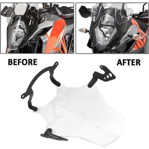 New For 1050 Adventure ADV 1190 Adventure /R 1290 Super Adventure /T Motorcycle Headlight Guard Protector Transparent Lens Cover