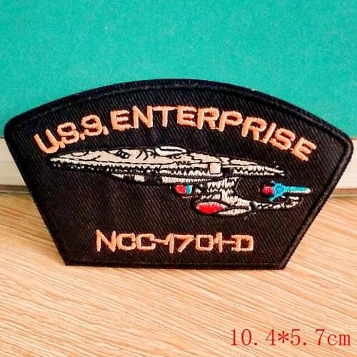 Iron On Patches DIY Rocket Airplane Patch On Clothes Embroidered Patches For Clothing Patch Sewing On Garment Apparel Accessory