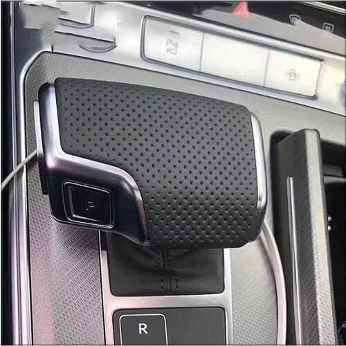 Suitable for Audi a6l 19-20 modified a7 full perforated gear head cover replacement gear C8 interior