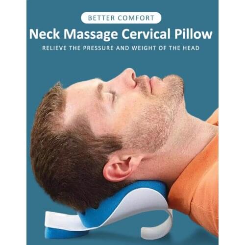 Head Pillow Portable Head And Neck Massage Pillow Support Cushion Slepping Pillows For Neck Shoulder Cervical Wholesale