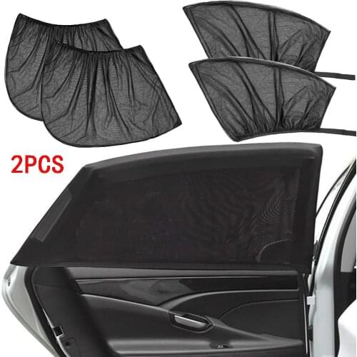 2PCS Sunshade Mesh Sun Shade Parasol UV Protect Curtain Side Window Sun Visor Window Films Privacy Protection Universal