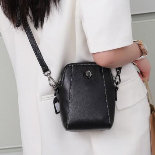 Genuine Leather Crossbody Bags For Women Fashion Handbags And Purses Female Small Summer Travel Crossbody Shoulder Bag