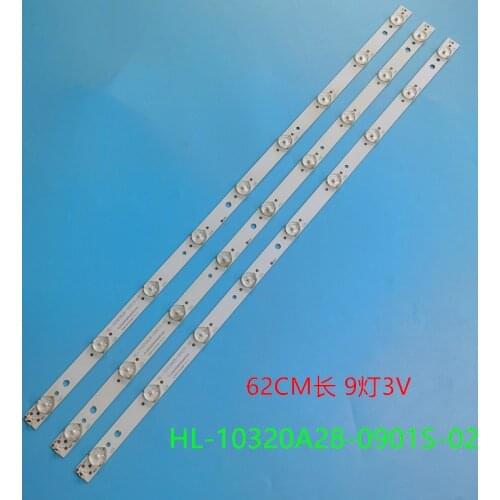 1lot=3pieces for B2232 LED32HD320 led backlight HL-10320A28-0901S-02 358P207850B 9lamps