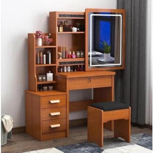 Dressing table bedroom modern simple net red dressing table multi function household storage cabinet integrated make-up table