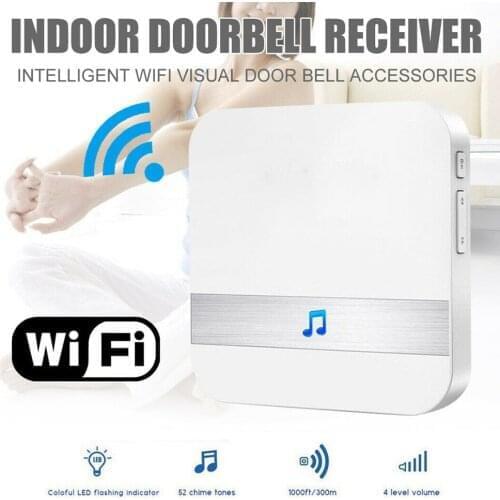 Smart Wireless WiFi Doorbell Chime Ding dong Door Bell Receiver Home Security Indoor Intercom Door Bell Receiver UK/EU/US Plug