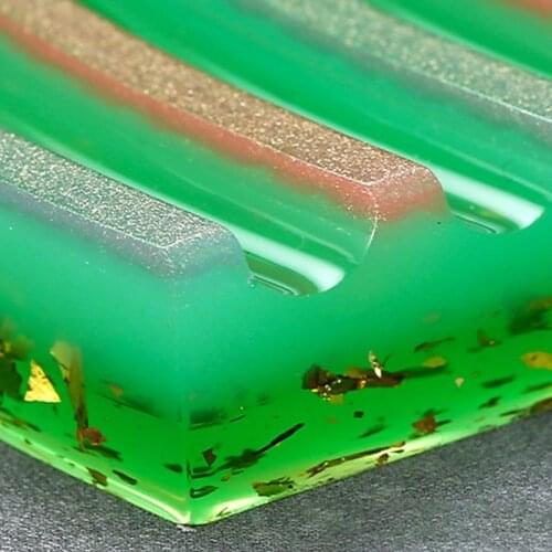 Wave Coaster Epoxy Resin Mold Serving Plate Board Silicone Mould DIY Crafts Tool U90F