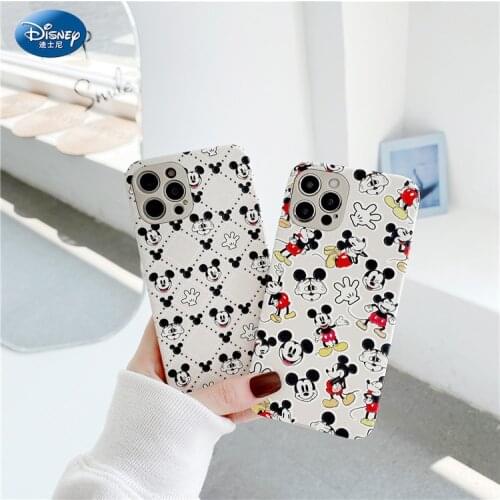 2021 Disney Mickey Minnie for iPhone 7 plus xr xs max 11/12pro max 12mini kawayi couple phone case zz0424-5