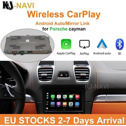 Wireless Apple Carplay For Porsche Cayenne Macan Cayman Panamera Boxster 718 911 PCM3.1 PCM 4.0 Android Auto Car Play Adapter