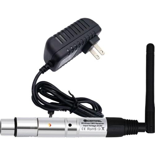 Wireless DMX512 Receiver Transmitter controller 2.4G ISM DMX Dfi DJ dmx512 Receiver wireless antennafor Stage Light PAR Light