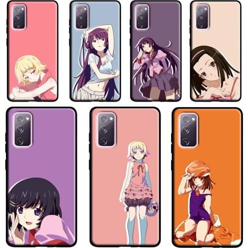 Sengoku Shinobu Senjougahara Monogatari For Samsung Galaxy Note 20 Ultra Note 10 Plus S20 FE S8 S9 S10 Plus S21 Ultra Case Cover