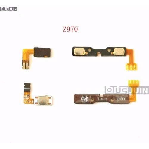 10PCS for ZTE Z970 Side Power Volume Key ON/OFF Button Switch Flex Cable Ribbon Replacement Repair Spare Parts