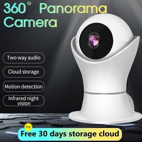 EC39 Wifi 1080P Baby Monitor P2P 3D Home Security IP Camera Auto Tracking 360 Degree Rotation Night Vision Surveillance Monitor