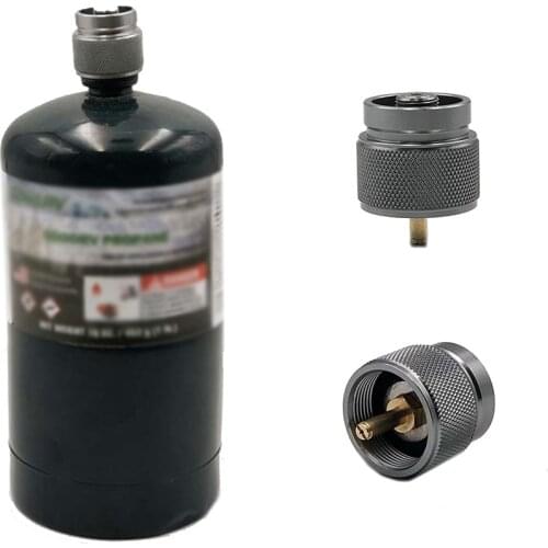 MAPP Gas Adapter Propane Gas Cylinder Converter Outdoor Camping Stove Adapter Universal Replacement