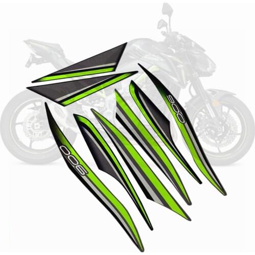 Motorbike Racing Fairing Sticker Decal For Kawasaki Z900 2017 2018 2019 Full Kit New 3M High Quality Sticker Fairing Stickers
