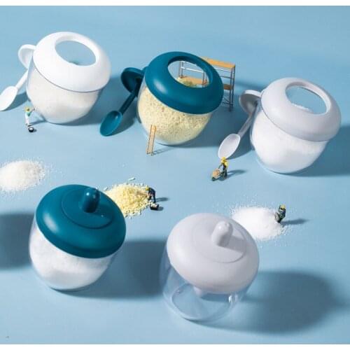 Nordic Seasoning Box Kitchen Organizer Seasoning Jar Storage Containers Household PLastic Boxes Organization Storage Box