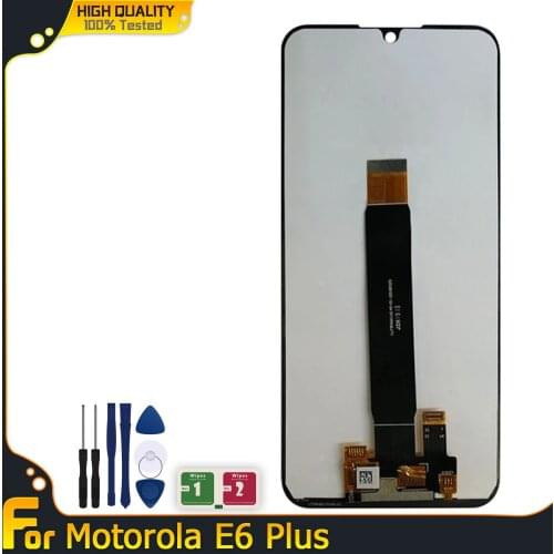 NEW LCD Display For Motorola Moto E6 Plus XT2025 XT2025-1 XT2025-2 LCD Display Touch Screen Digitizer Assembly Replacement