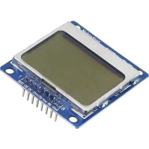 NEW LCD Module Display Monitor Blue backlight adapter PCB 84*48 84x84 lcd 5110 N0kia 5110 Screen for Arduinno