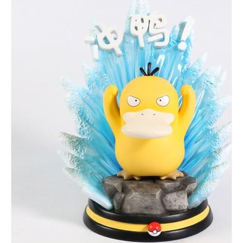 Pokemon Psyduck Light Up Figure Collectible Model Toy GK Statue