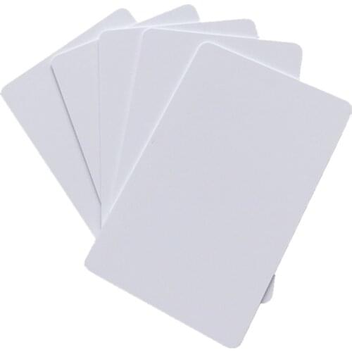 500pcs PVC inkjet card + 200pcs SLE4442 contact chip card + 2pcs ID card tray for Epson L800 L805 T50 T60 inkjet printers