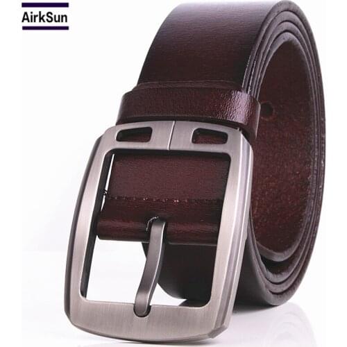 High quality mens genuine leather belt designer belts men luxury strap male belts for men fashion vintage pin buckle for jeans