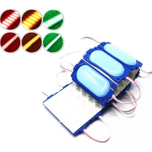 LED Module dc12v cob 2835 5630 ABS Advertising lamp pilot engineering light waterproof free shipping 100pcs