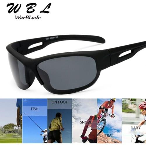 WarBLade High Quality Polarized Mens Sunglasses UV400 Mirror Lens Vintage Sun Glasses Man Fishing 100% Eyewear 2019 New