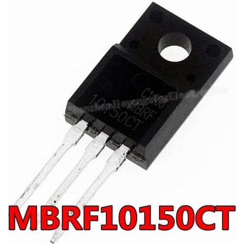 10PCS/LOT MBRF10150CT 10150CT MBRF10150 B10150G 10A 150V TO-220F New original spot hot sale