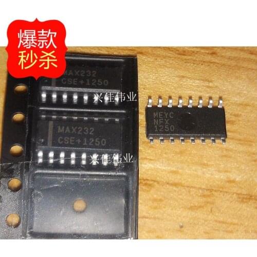10PCS MAX232 MAX232CSE SOP16 new original RS-232 drive