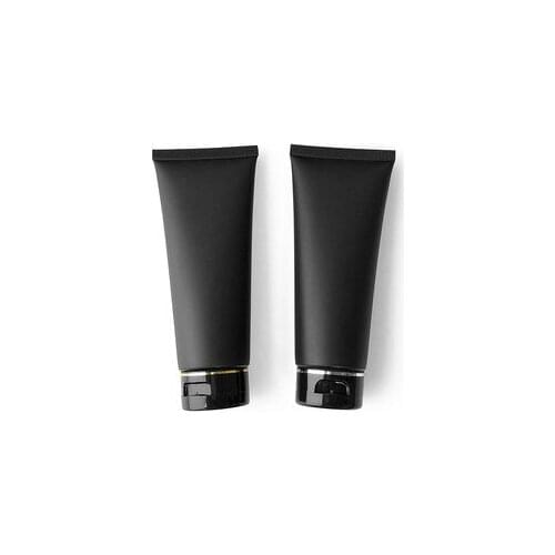 100ml Matte Black Squeeze Bottle 100g Empty Cosmetic Container Body Lotion Cream Packaging Frosted Plastic Tube Free Shipping