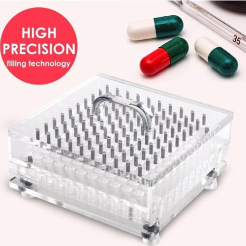 100 holes) #00 Manual Capsule Filler/Capsule Filling Machine/Capsule Filling Tool CN-100CL, For Capsule Filler Manufacturer