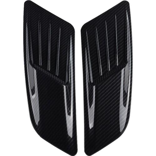 2Pcs Car Front Hood Scoop Heat Extractor Insert Vent Dedicated Replacement For Ford Mustang 2015-2017