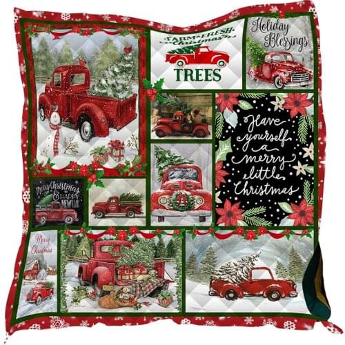 2020 Christmas Textile Quilt 3D Digital Printed Air Conditioner Cotton Summer Cool Quilt