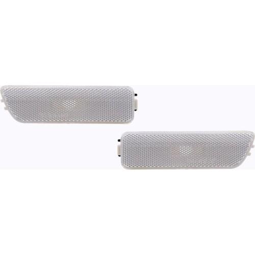 2X Car Front Bumper Side Marker Light Turn Signal Light Lamp Repeater for GOLF JETTA MK4 1999-2005