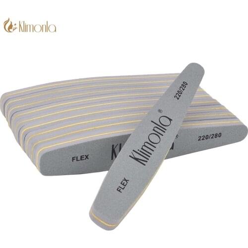 3Pcs/10Pcs Green Nail Buffer File 220/280 Sandpaper Thick Sponge Block Professional Nail Files for UV Gel Polish Grinding