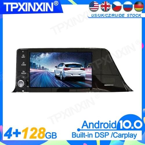 4GB+128GB Android10.0 For Toyota C-HR 2006-2017 Head Unit Car Multimedia Player Auto Radio Tape Recorder GPS Navigation DSP IPS