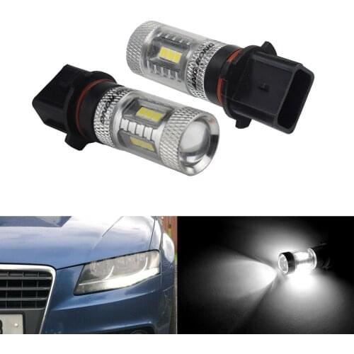 ANGRONG 2x P13W Bulb High Power 15W LED Projector Fog Daytime Running Light DRL(CA219X2)