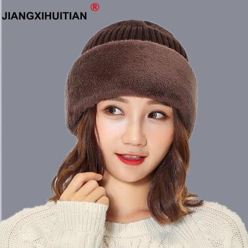 Balaclava wool Knit Neck mask Hat Winter Keep Head Warm Knitted Hats Men Women Winter Beanies Skullies Knitting Hedging Caps