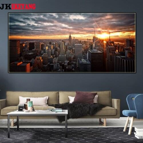 Large 5D Diy diamond painting New York City View Diamond Mosaic Rhinestone Embroidery cross stitch Y4245
