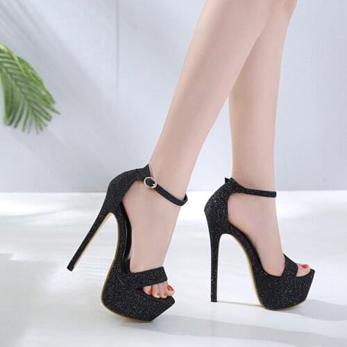 6.5 Inches Platform Sandals Sexy Fetish Pole Dance Shoes Stripper Heels Women Party Models Sexy Fetish Mature Nightclub Dress