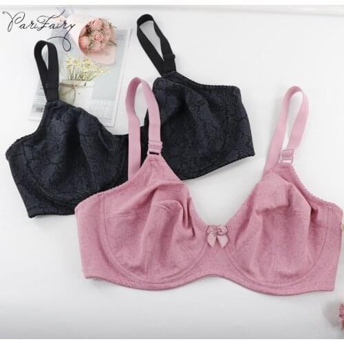 PariFairy Ultra Thin Bra Breathable Summer Bralette for Women Plus Size Underwear Comfort Lingerie for Ladies E F Full Cup Bra