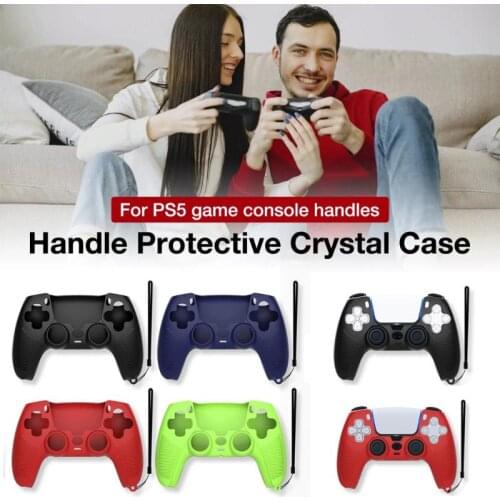 Gamepad Cover For SONY Playstation 5 PS5 Game Controller Replacement Decorative Shell Silicone Protective Cover Joystick Case